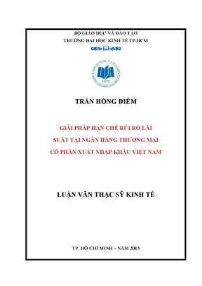Giải pháp hạn chế rủi ro lãi suất tại ngân hàng