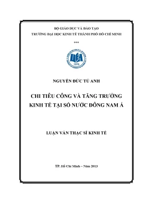 Chi tiêu công và tăng trưởng kinh tế Đông Nam Á