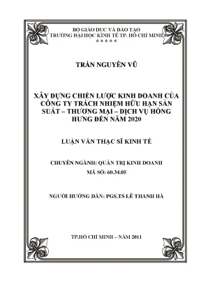 Chiến lược kinh doanh Hồng Hưng đến năm 2020
