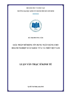 Mở rộng tín dụng ngân hàng cho doanh nghiệp xuất khẩu