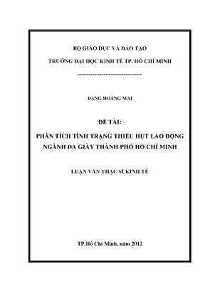 Thiếu hụt lao động ngành da giày tại TP.HCM