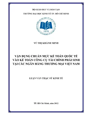 Vận dụng chuẩn mực kế toán quốc tế vào kế toán phái sinh