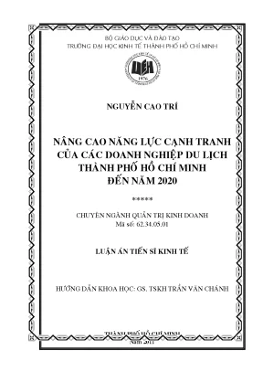 Nâng cao năng lực cạnh tranh doanh nghiệp du lịch HCM