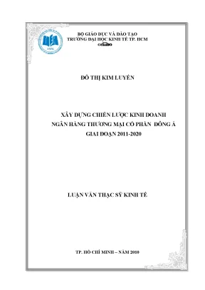 Chiến lược kinh doanh ngân hàng Đông Á 2011-2020