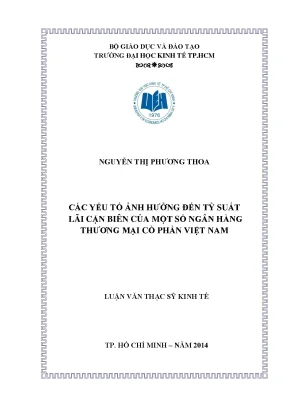Yếu tố ảnh hưởng đến tỷ suất lãi cận biên ngân hàng