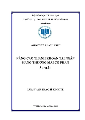 Nâng cao thanh khoản ngân hàng TMCP Á Châu