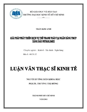 Giải pháp phát triển dịch vụ thẻ tại Petrolimex