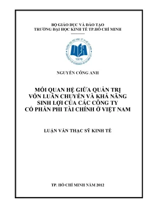 Quản trị vốn luân chuyển và khả năng sinh lợi tại Việt Nam