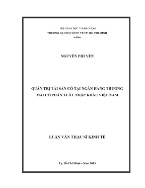 Quản trị tài sản tại Eximbank: Luận văn thạc sĩ