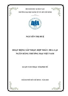Sáp nhập và M&A ngân hàng thương mại Việt Nam