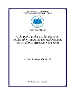 Giải pháp phát triển dịch vụ ngân hàng bán lẻ VietinBank