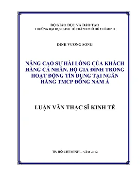 Nâng cao sự hài lòng khách hàng tín dụng tại SeABank