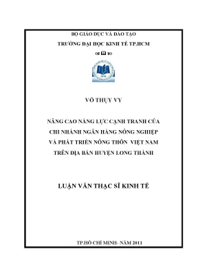 Nâng cao năng lực cạnh tranh Agribank Long Thành