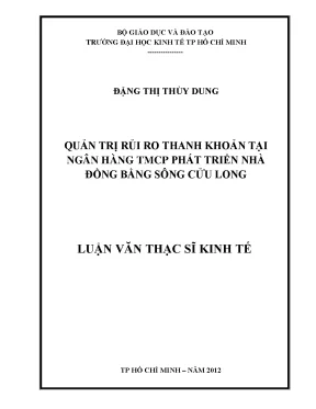 Quản trị rủi ro thanh khoản tại ngân hàng