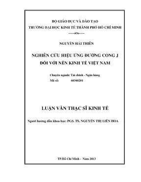 Nghiên cứu hiệu ứng đường cong J tại Việt Nam