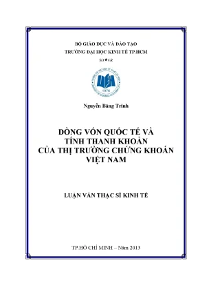 Dòng vốn quốc tế và thanh khoản thị trường chứng khoán VN