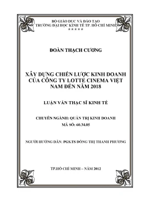 Chiến lược kinh doanh Lotte Cinema Việt Nam 2018