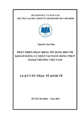 Phát triển tín dụng cá nhân tại Vietcombank