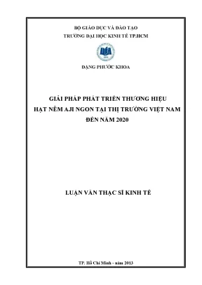 Giải pháp phát triển thương hiệu Aji Ngon tại Việt Nam