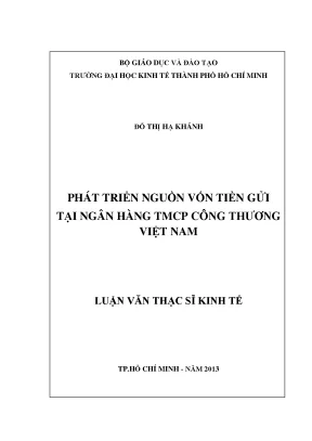 Phát triển nguồn vốn tiền gửi tại VietinBank