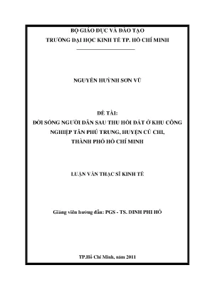 Đời sống người dân sau thu hồi đất tại Tân Phú Trung