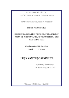 Nguyên nhân và giải pháp cho cuộc đua lãi suất ngân hàng