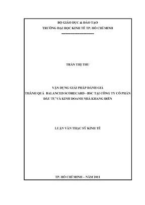 Đánh giá thành quả BSC tại Khang Điền
