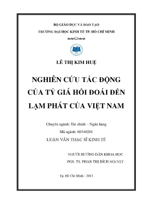 Tác động tỷ giá hối đoái đến lạm phát Việt Nam