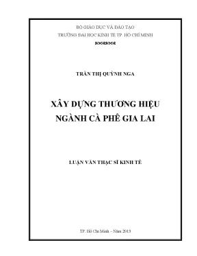 Xây dựng thương hiệu cà phê Gia Lai hiệu quả