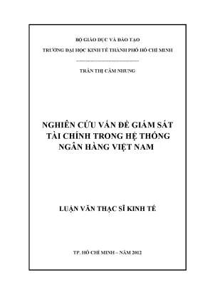 Giám sát tài chính trong ngân hàng Việt Nam