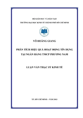 Phân Tích Hiệu Quả Tín Dụng Ngân Hàng Phương Nam