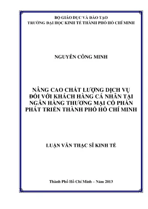 Nâng cao chất lượng dịch vụ ngân hàng cá nhân