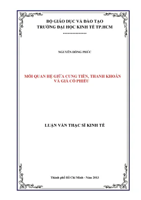 Mối quan hệ giữa cung tiền và giá cổ phiếu