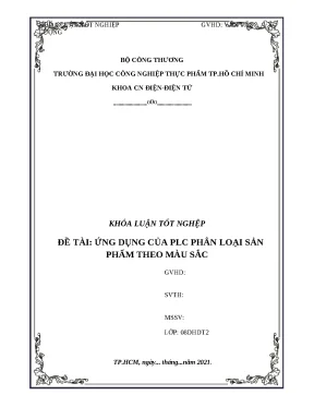 Phân Loại Sản Phẩm Theo Màu Sắc PLC S7-200