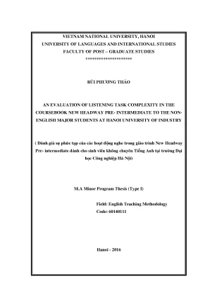 Đánh giá độ khó bài nghe New Headway Pre-intermediate