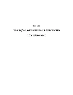 Báo cáo đồ án: Website bán laptop ReactJS