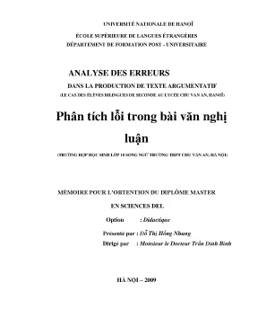 Phân tích lỗi viết văn nghị luận của học sinh song ngữ