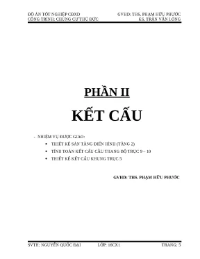 Đồ án tốt nghiệp xây dựng công trình chung cư thủ đức
