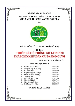 Xử Lý Nước Thải Đô Thị: Thiết Kế & Giải Pháp