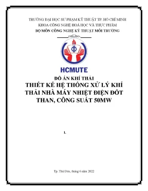 Xử Lý Khí Thải Nhà Máy Nhiệt Điện 50MW
