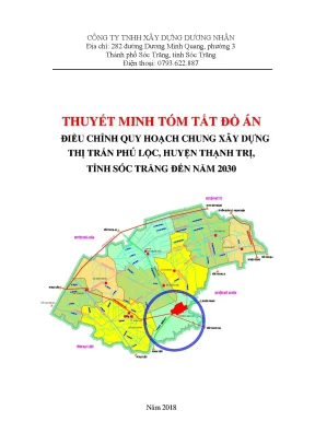 Quy hoạch thị trấn Phú Lộc, Sóc Trăng đến 2030