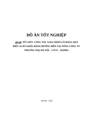 Giao nhận hạt điều xuất khẩu đường biển: Nghiên cứu Hapro