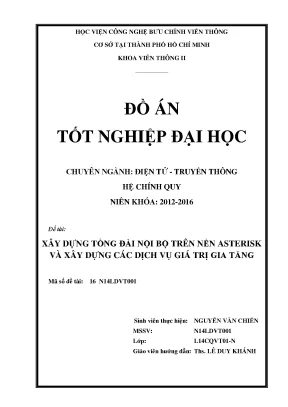 Asterisk: Xây dựng tổng đài nội bộ & dịch vụ GTGT