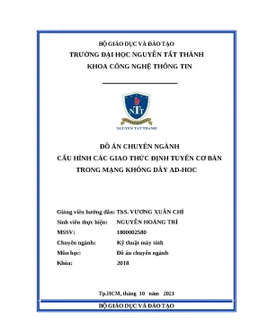 Cấu hình định tuyến mạng Ad-hoc: Hướng dẫn chi tiết
