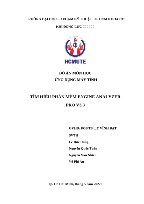 Engine Analyzer Pro V3: Mô phỏng và ứng dụng