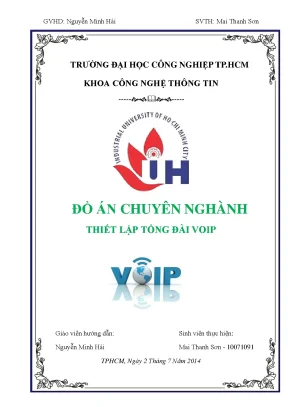 Đồ án: Thiết lập tổng đài VoIP chuyên nghiệp