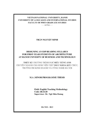 ESP Reading cho Sinh Viên Kiến Trúc