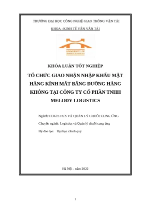 Giao nhận kính mắt nhập khẩu đường hàng không