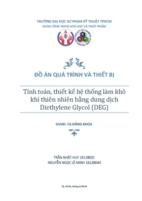 Làm Khô Khí Thiên Nhiên: Thiết Kế Hệ Thống DEG
