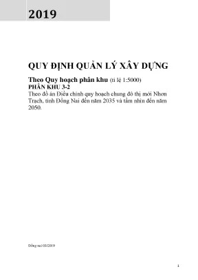 Quy định xây dựng Nhơn Trạch 2035: Cập nhật mới nhất!